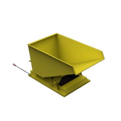 1200L Heavy Duty Tipping Skip Yellow