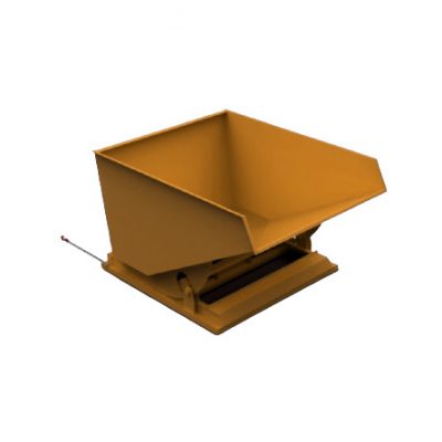 1600L Heavy Duty Tipping Skip Orange