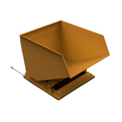 2400L Heavy Duty Tipping Skip Orange