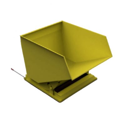 2400L Heavy Duty Tipping Skip Yellow