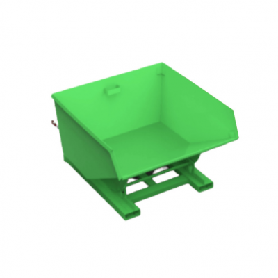 750L ECO Tipping Skip Green