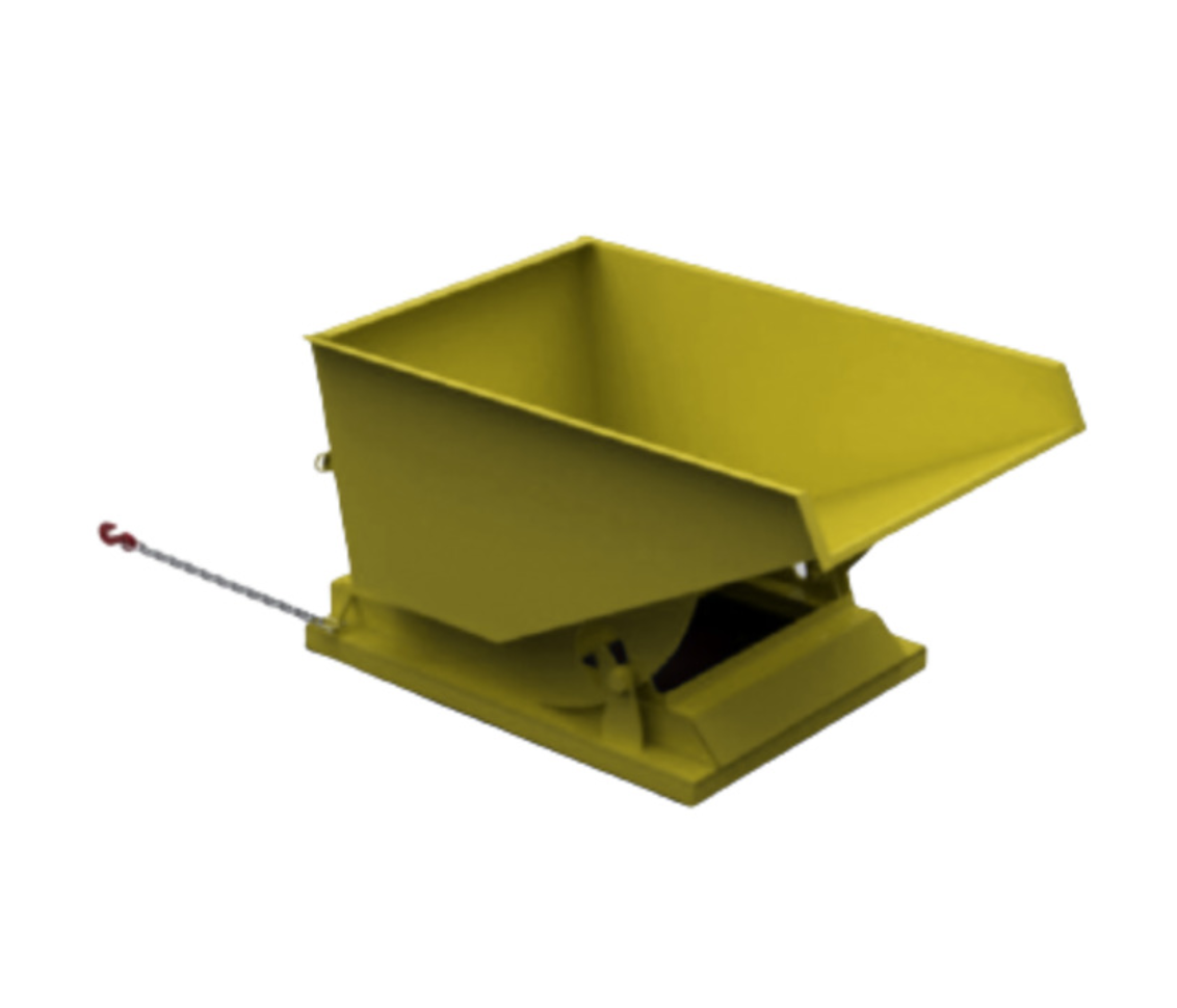 350L Heavy Duty Tipping Skip - Image 3