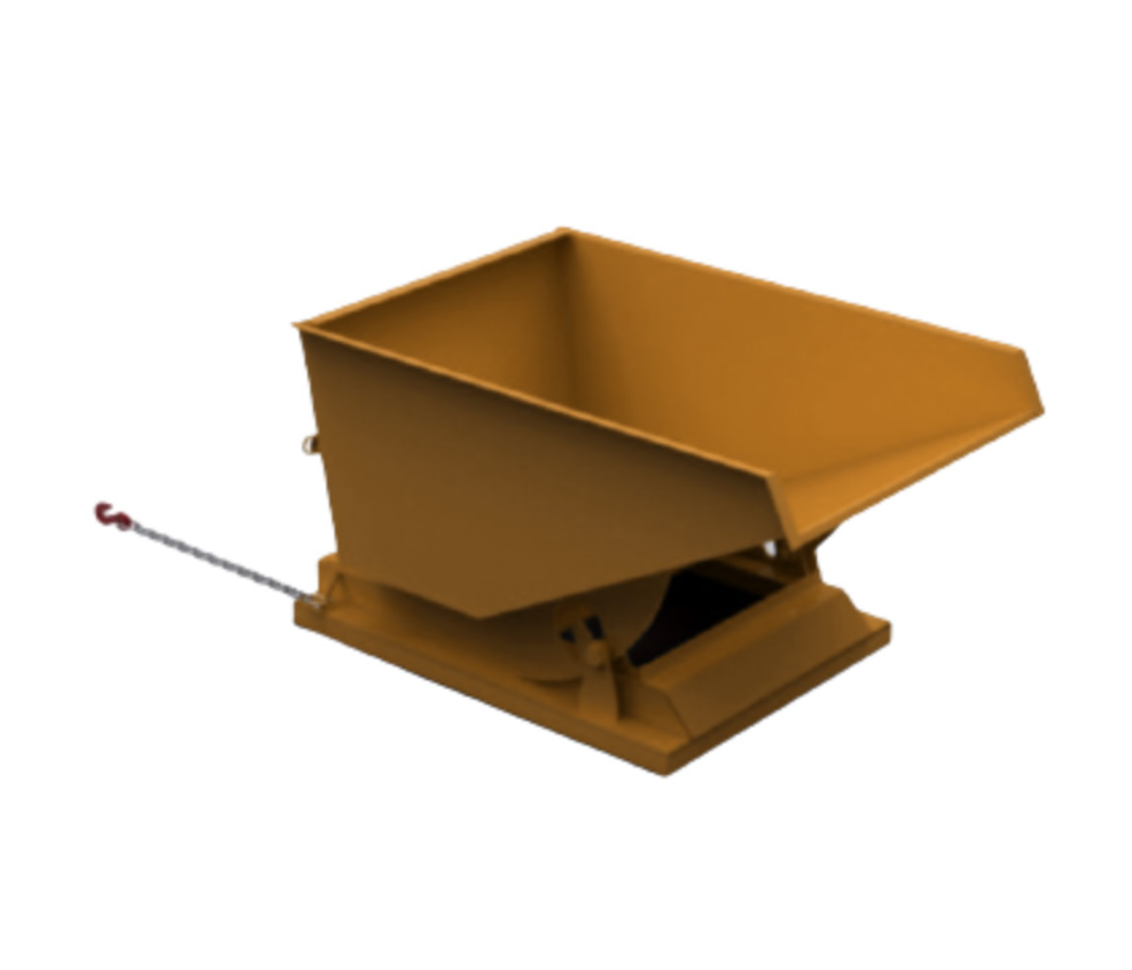350L Heavy Duty Tipping Skip - Image 5