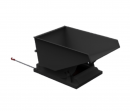 350L Heavy Duty Tipping Skip Black