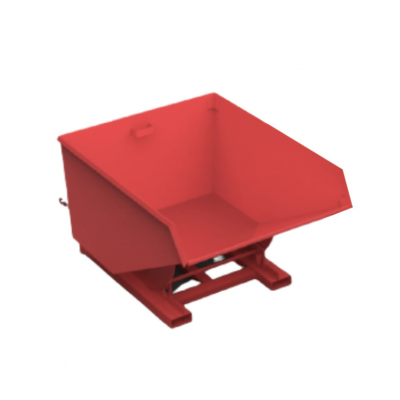 1250L ECO Tipping Skip Red