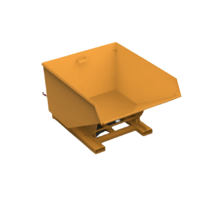 1250L ECO Tipping Skip Orange