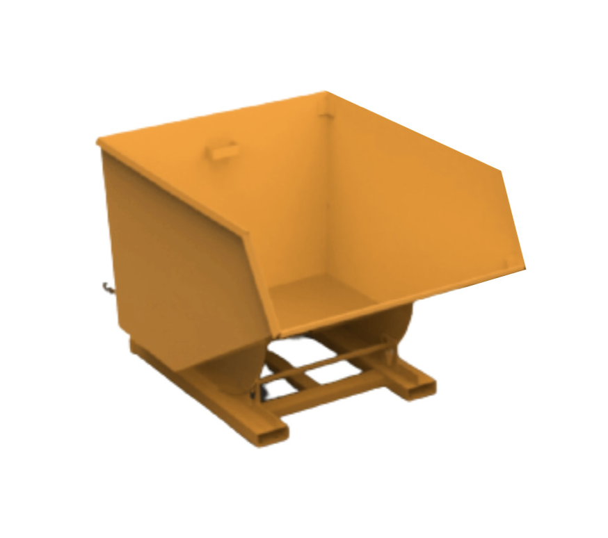 1750L ECO Tipping Skip Orange