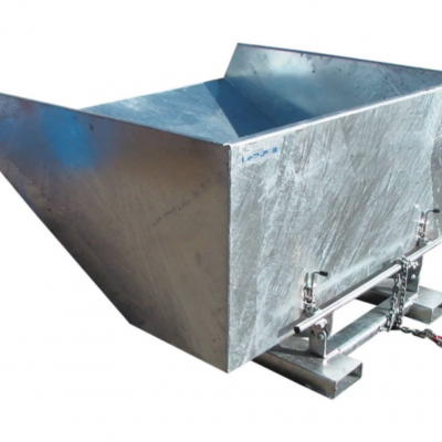 Heavy Duty Galvanised Tipping Skip