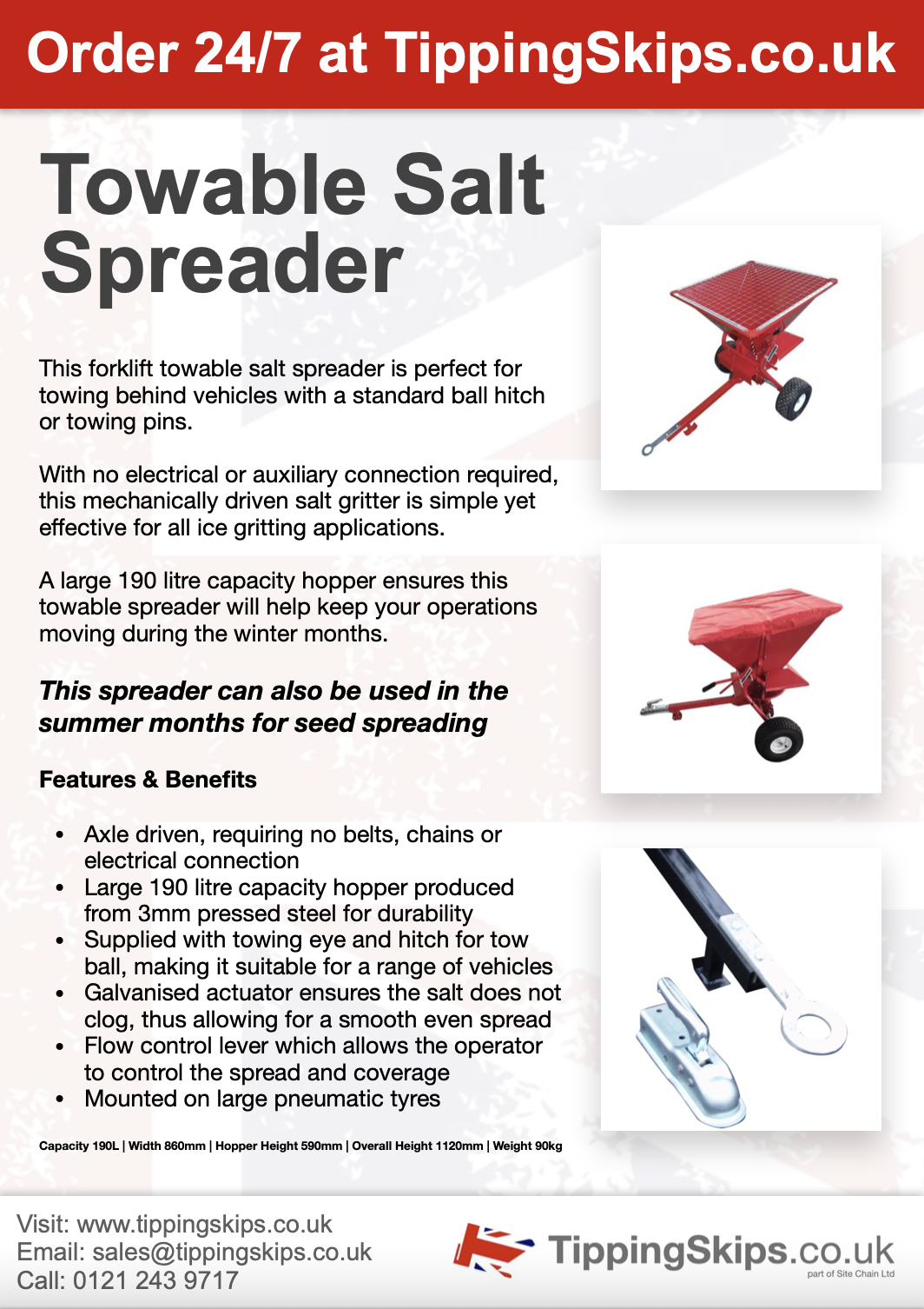 Towable Salt Spreader - Image 4