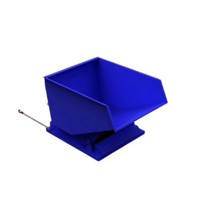500L Heavy Duty Tipping Skip Blue