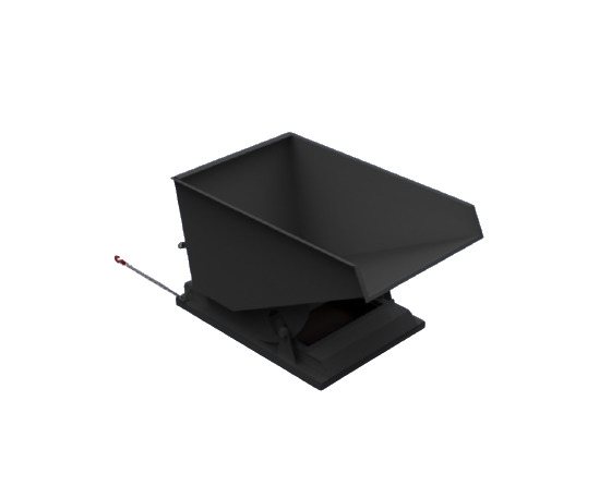 750L Heavy Duty Tipping Skip - Image 4