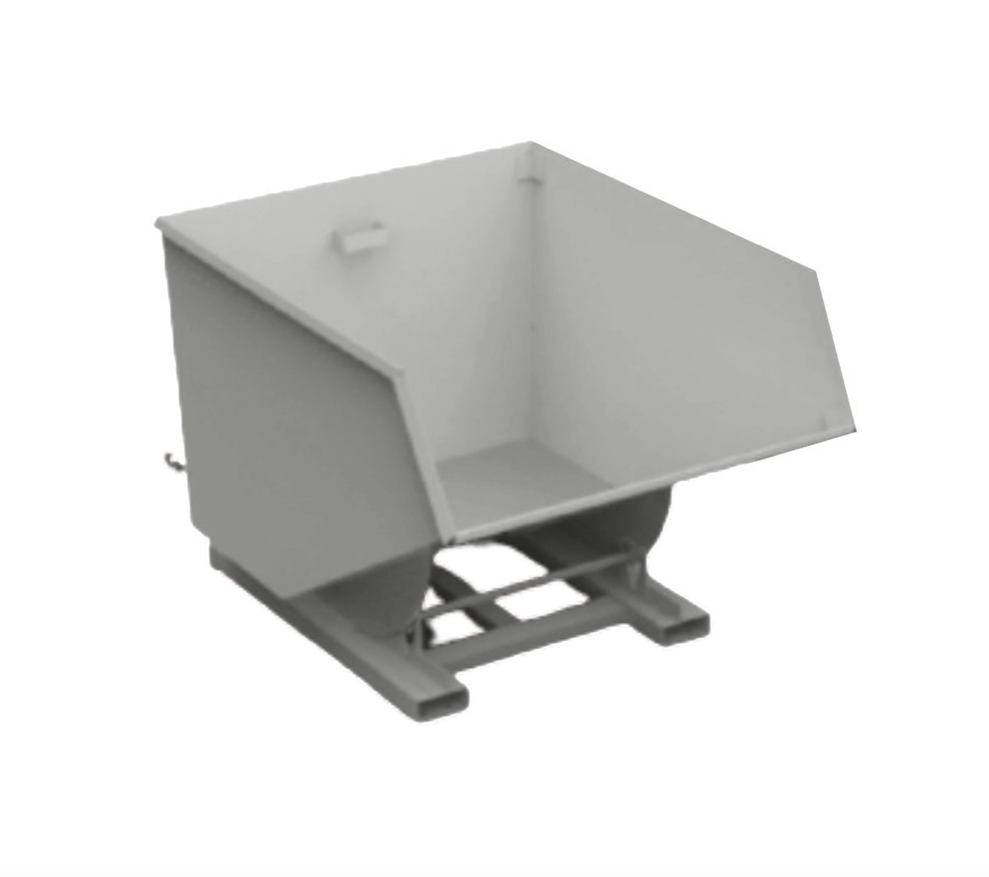 1750L ECO Tipping Skip Goosewing Grey