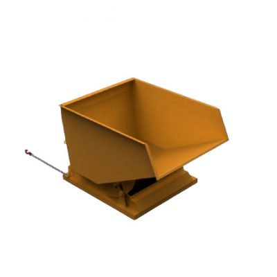 500L Heavy Duty Tipping Skip Orange